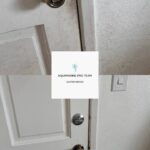 Door handle before and after cleaning – Aquamarine Pro Team