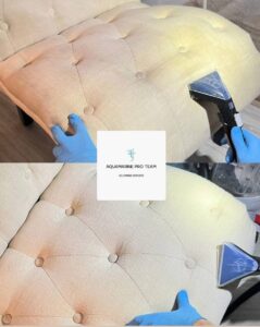 Chair upholstery cleaning – Aquamarine Pro Team