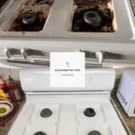 Stove deep cleaning before and after – Aquamarine Pro Team