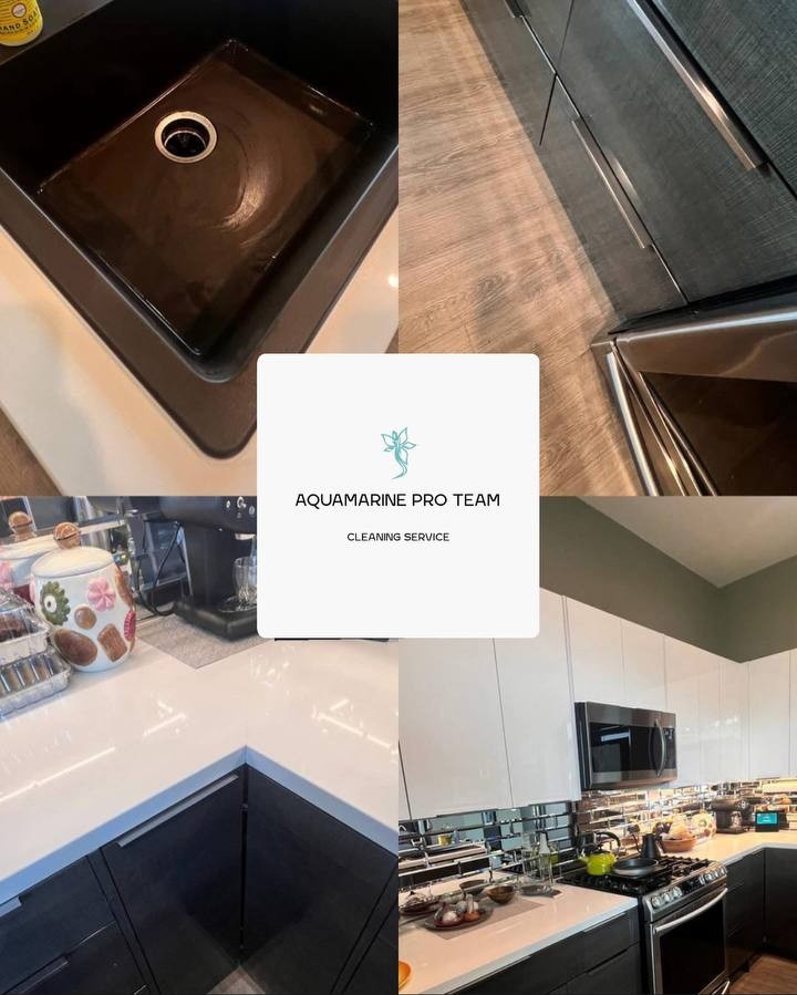 Kitchen after cleaning – Aquamarine Pro Team