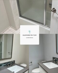 Bathroom after cleaning – Aquamarine Pro Team