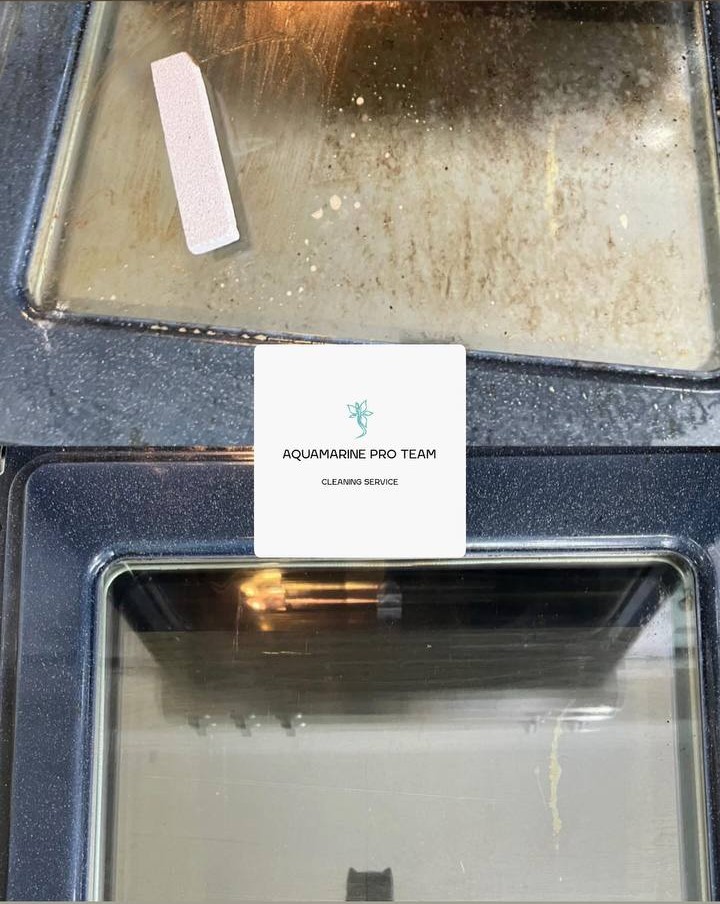Stove before and after cleaning – Aquamarine Pro Team