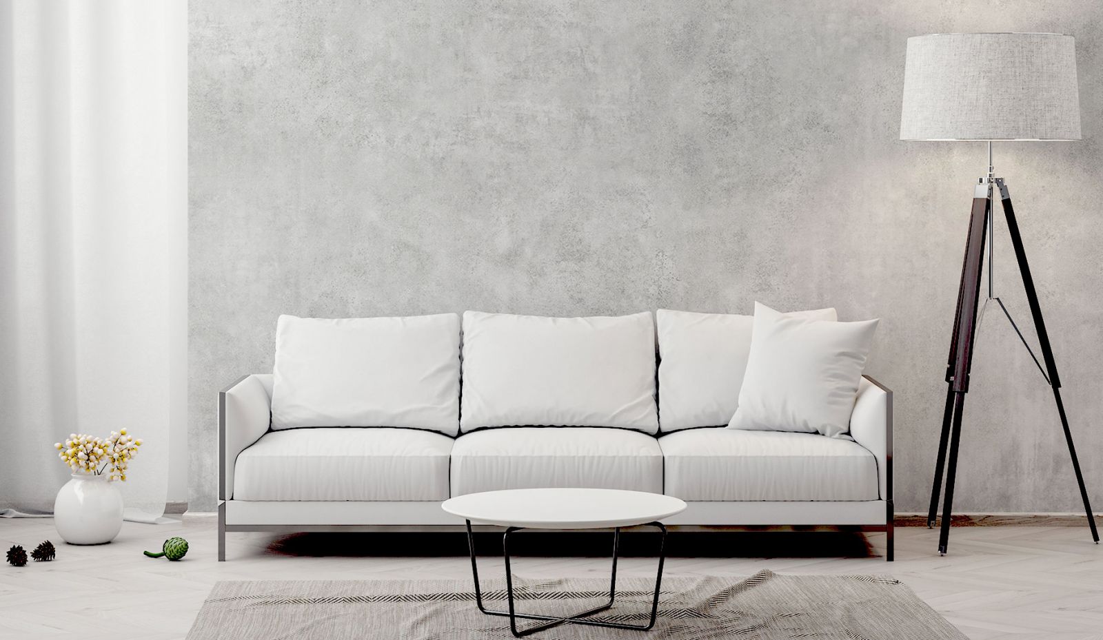 Bright clean apartment interior after professional apartment cleaning in Los Angeles