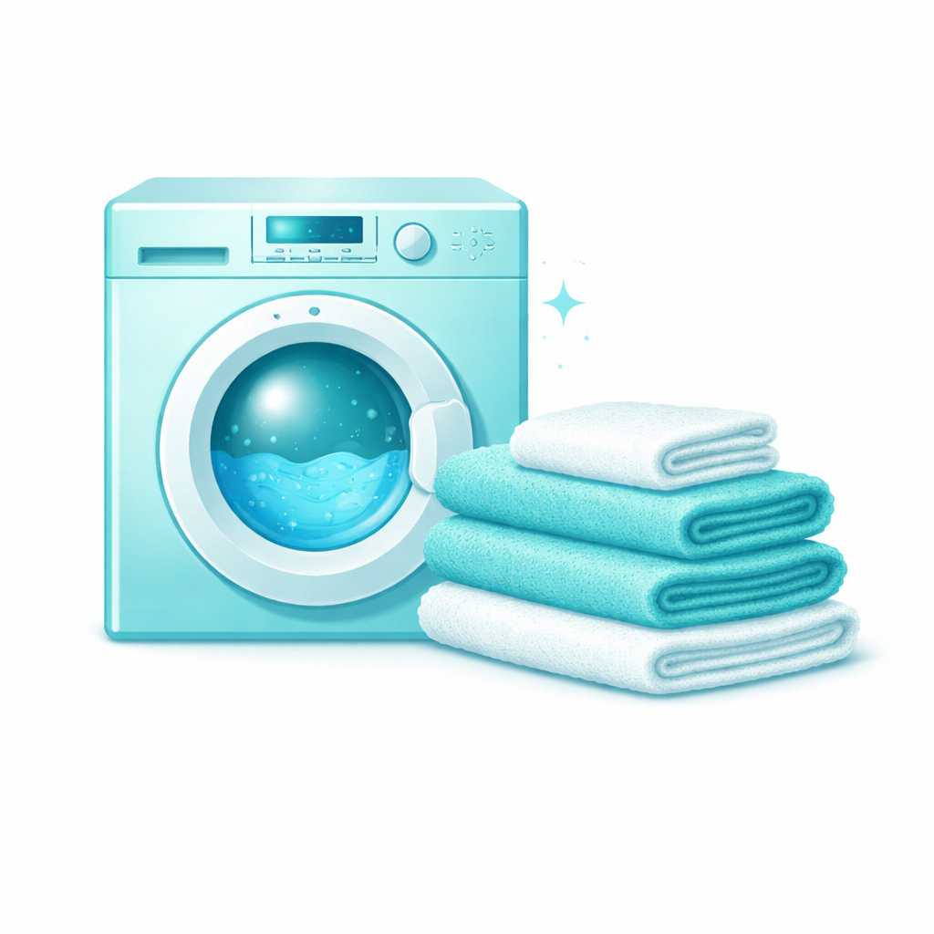 Professional laundry and fresh linen service for Airbnb turnovers in Los Angeles by Aquamarine Pro Team